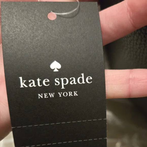 Kate Spade New York Pebbled Leather Black Leila KG464 Medium Crossbody Purse NWT - Picture 12 of 12